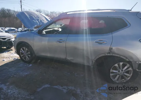 2015 Nissan Rogue Sv from USA, damaged, VIN KNMAT2MV8FP548387